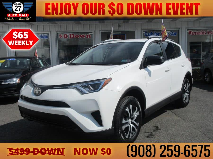 2017 Toyota RAV4 LE AWD (Natl), available for sale in Linden, New Jersey | Route 27 Auto Mall. Linden, New Jersey 2017 Toyota RAV4 LE AWD (Natl), available for sale in Linden, New Jersey | Route 27 Auto Mall. Linden, New Jersey