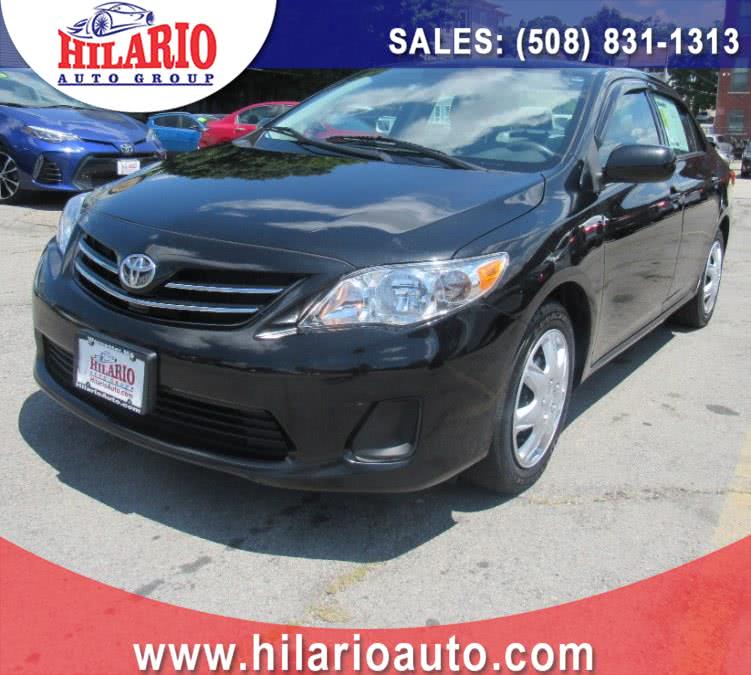 2013 Toyota Corolla 4dr Sdn Auto LE, available for sale in Worcester, Massachusetts | Hilario's Auto Sales Inc.. Worcester, Massachusetts