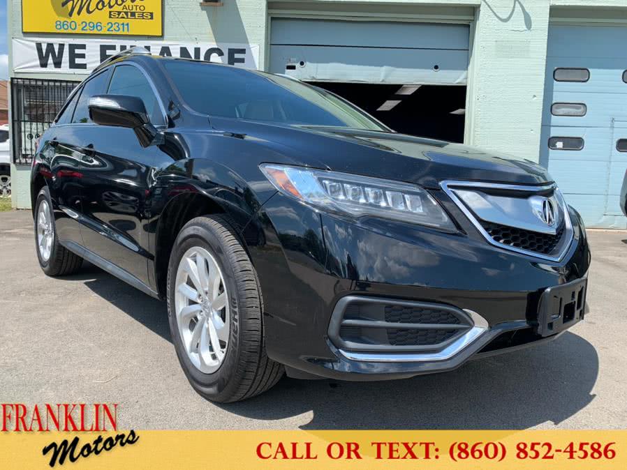 2016 Acura RDX AWD 4dr Tech/AcuraWatch Plus Pkg, available for sale in Hartford, Connecticut | Franklin Motors Auto Sales LLC. Hartford, Connecticut