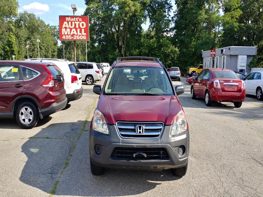 2006 Honda CR-V 4WD LX AT, available for sale in Chicopee, Massachusetts | Matts Auto Mall LLC. Chicopee, Massachusetts 2006 Honda CR-V 4WD LX AT, available for sale in Chicopee, Massachusetts | Matts Auto Mall LLC. Chicopee, Massachusetts