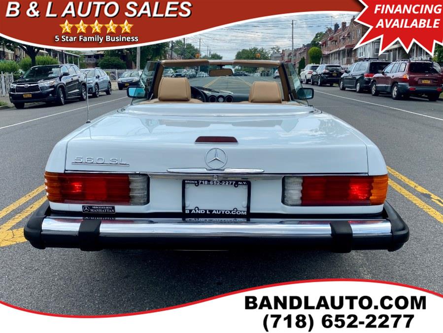 1989 Mercedes-Benz 560SL 2dr Roadster, available for sale in Bronx, New York | B & L Auto Sales LLC. Bronx, New York 1989 Mercedes-Benz 560SL 2dr Roadster, available for sale in Bronx, New York | B & L Auto Sales LLC. Bronx, New York