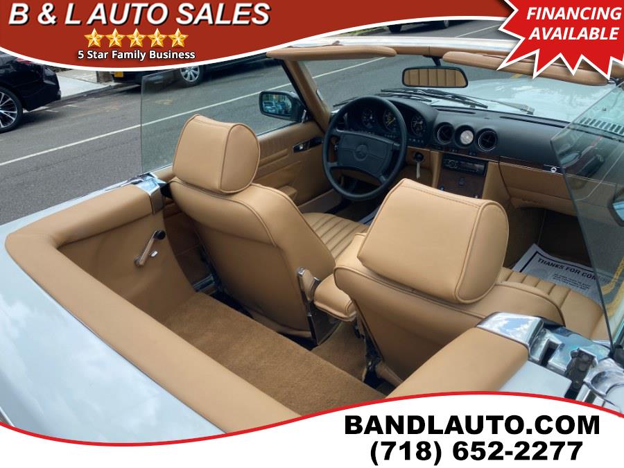 1989 Mercedes-Benz 560SL 2dr Roadster, available for sale in Bronx, New York | B & L Auto Sales LLC. Bronx, New York 1989 Mercedes-Benz 560SL 2dr Roadster, available for sale in Bronx, New York | B & L Auto Sales LLC. Bronx, New York