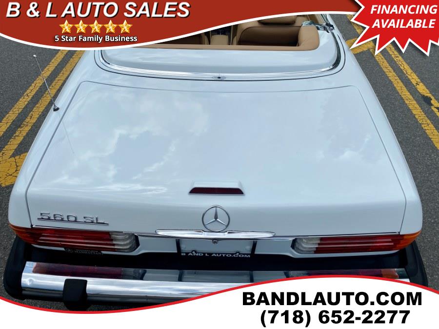 1989 Mercedes-Benz 560SL 2dr Roadster, available for sale in Bronx, New York | B & L Auto Sales LLC. Bronx, New York 1989 Mercedes-Benz 560SL 2dr Roadster, available for sale in Bronx, New York | B & L Auto Sales LLC. Bronx, New York