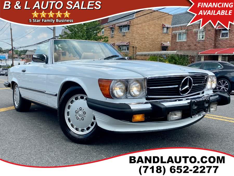 1989 Mercedes-Benz 560SL 2dr Roadster, available for sale in Bronx, New York | B & L Auto Sales LLC. Bronx, New York 1989 Mercedes-Benz 560SL 2dr Roadster, available for sale in Bronx, New York | B & L Auto Sales LLC. Bronx, New York