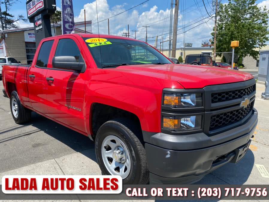 2015 Chevrolet Silverado 1500 4WD Double Cab 143.5" Work Truck, available for sale in Bridgeport, Connecticut | Lada Auto Sales. Bridgeport, Connecticut