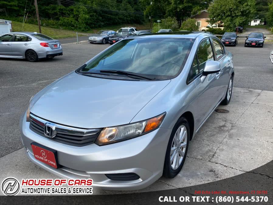 2012 Honda Civic Sdn 4dr Auto EX, available for sale in Waterbury, Connecticut | House of Cars LLC. Waterbury, Connecticut