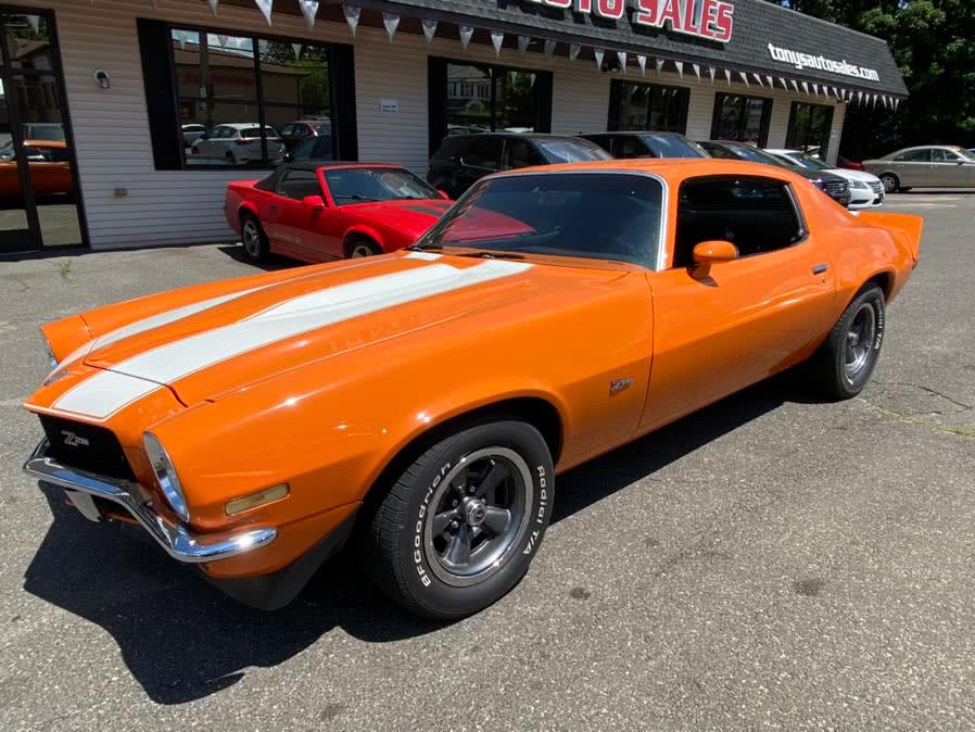 Used Chevrolet Camaro 2dr Cpe Z28 1970 | Tony's Auto Sales. Waterbury, Connecticut Used Chevrolet Camaro 2dr Cpe Z28 1970 | Tony's Auto Sales. Waterbury, Connecticut