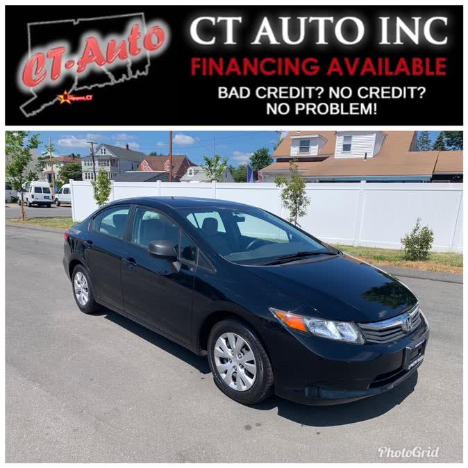 2012 Honda Civic Sdn LX, available for sale in Bridgeport, Connecticut | CT Auto. Bridgeport, Connecticut