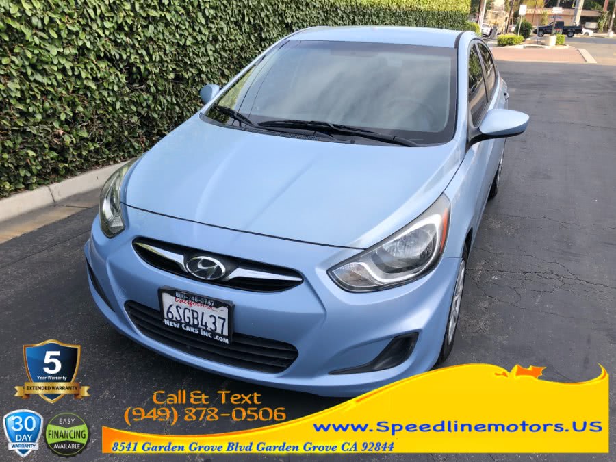 2012 Hyundai Accent 4dr Sdn Auto GLS, available for sale in Garden Grove, California | Speedline Motors. Garden Grove, California