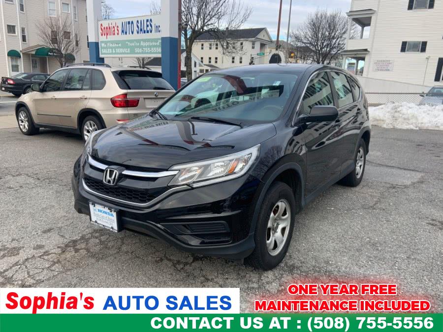 2016 Honda CR-V AWD 5dr LX, available for sale in Worcester, Massachusetts | Sophia's Auto Sales Inc. Worcester, Massachusetts