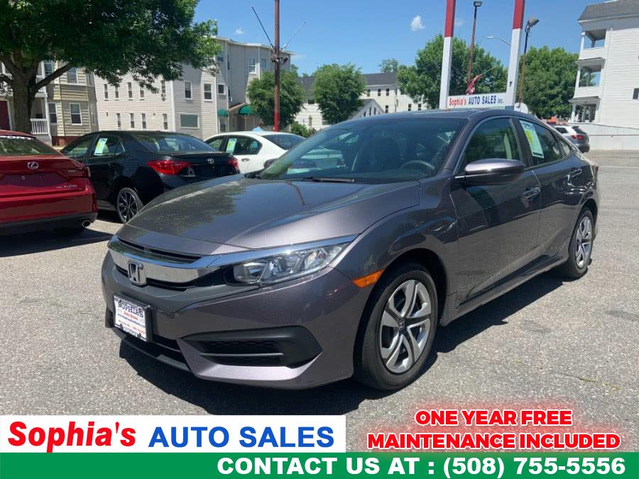 2017 Honda Civic Sedan LX CVT, available for sale in Worcester, Massachusetts | Sophia's Auto Sales Inc. Worcester, Massachusetts