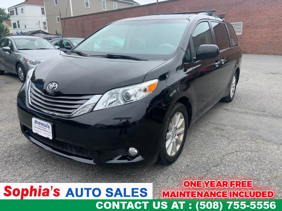 2014 Toyota Sienna 5dr 7-Pass Van V6 XLE AWD (Natl), available for sale in Worcester, Massachusetts | Sophia's Auto Sales Inc. Worcester, Massachusetts