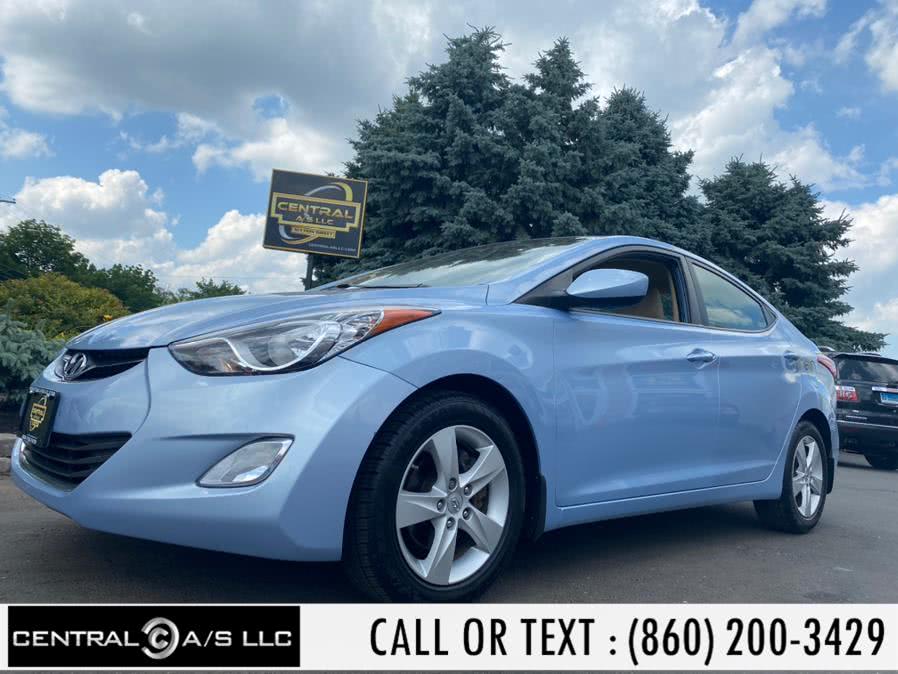 2012 Hyundai Elantra 4dr Sdn Auto GLS, available for sale in East Windsor, Connecticut | Central A/S LLC. East Windsor, Connecticut