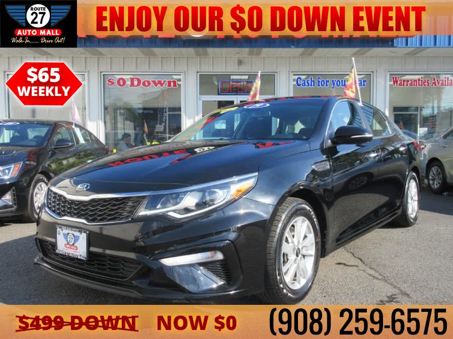 2019 Kia Optima LX Auto, available for sale in Linden, New Jersey | Route 27 Auto Mall. Linden, New Jersey 2019 Kia Optima LX Auto, available for sale in Linden, New Jersey | Route 27 Auto Mall. Linden, New Jersey