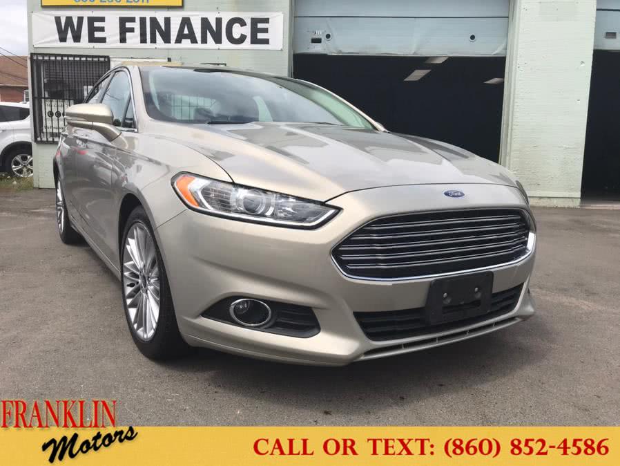 2015 Ford Fusion 4dr Sdn SE FWD, available for sale in Hartford, Connecticut | Franklin Motors Auto Sales LLC. Hartford, Connecticut