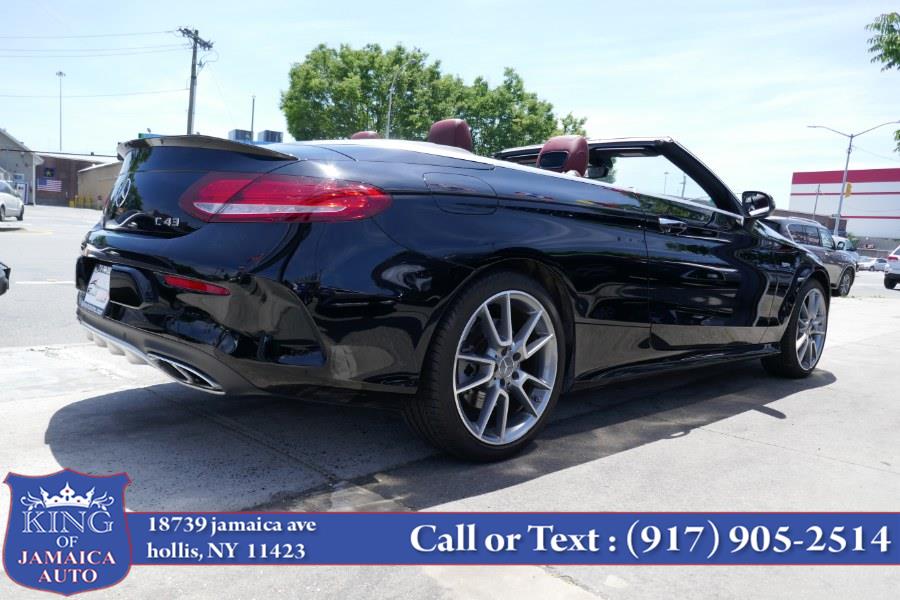 2017 Mercedes-Benz C-Class AMG C 43 4MATIC Cabriolet, available for sale in Hollis, New York | King of Jamaica Auto Inc. Hollis, New York 2017 Mercedes-Benz C-Class AMG C 43 4MATIC Cabriolet, available for sale in Hollis, New York | King of Jamaica Auto Inc. Hollis, New York