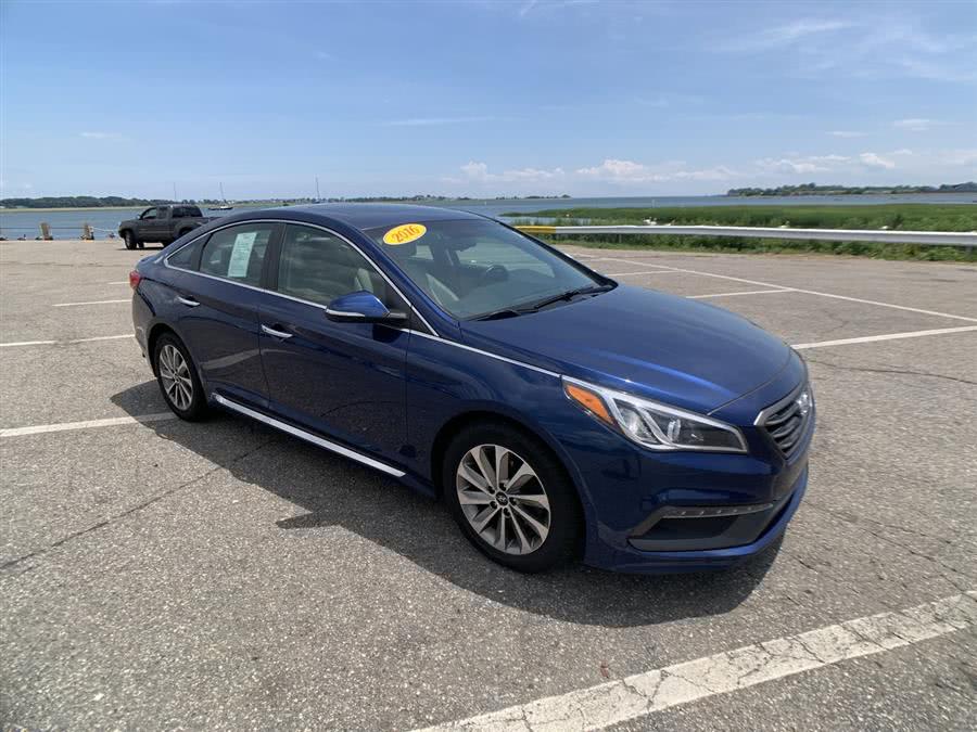 2016 Hyundai Sonata 4dr Sdn 2.4L Sport, available for sale in Stratford, Connecticut | Wiz Leasing Inc. Stratford, Connecticut