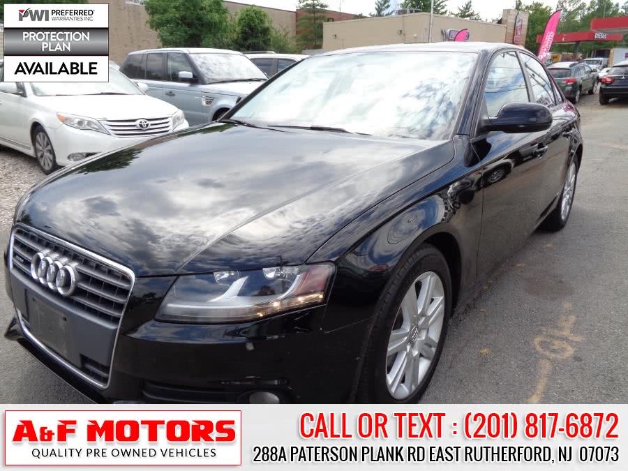2011 Audi A4 4dr Sdn Auto quattro 2.0T Premium, available for sale in East Rutherford, New Jersey | A&F Motors LLC. East Rutherford, New Jersey