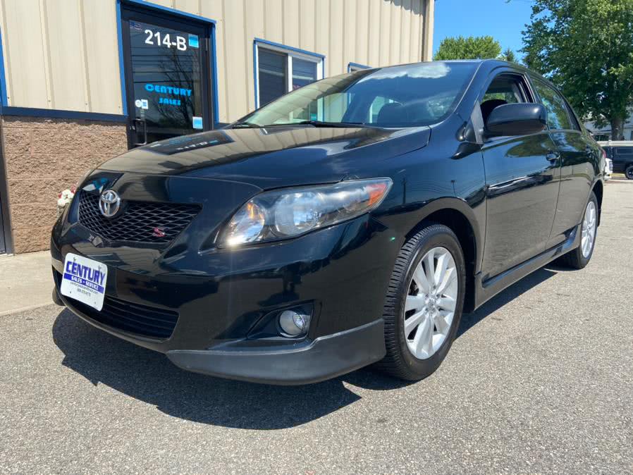 2009 Toyota Corolla 4dr Sdn Auto S, available for sale in East Windsor, Connecticut | Century Auto And Truck. East Windsor, Connecticut