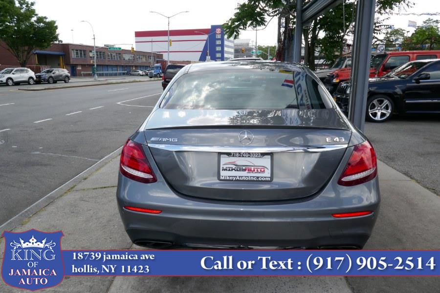 2017 Mercedes-Benz E-Class AMG E 43 4MATIC Sedan, available for sale in Hollis, New York | King of Jamaica Auto Inc. Hollis, New York 2017 Mercedes-Benz E-Class AMG E 43 4MATIC Sedan, available for sale in Hollis, New York | King of Jamaica Auto Inc. Hollis, New York
