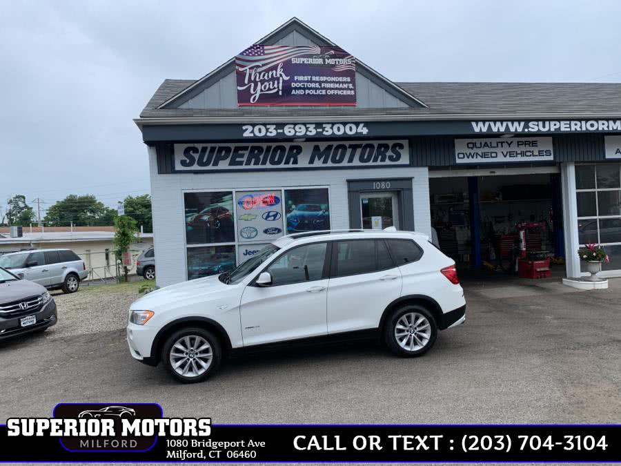 2013 BMW X3 2.8XI AWD AWD 4dr xDrive28i, available for sale in Milford, Connecticut | Superior Motors LLC. Milford, Connecticut