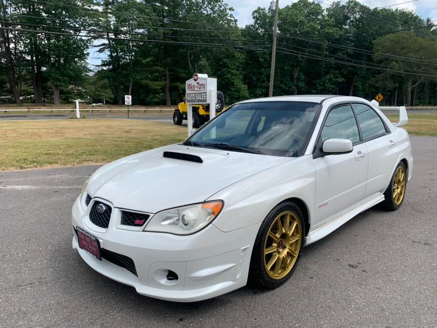 2007 Subaru Impreza Sedan 4dr H4 Turbo WRX STI w/Gold Wheels, available for sale in South Windsor, Connecticut | Mike And Tony Auto Sales, Inc. South Windsor, Connecticut