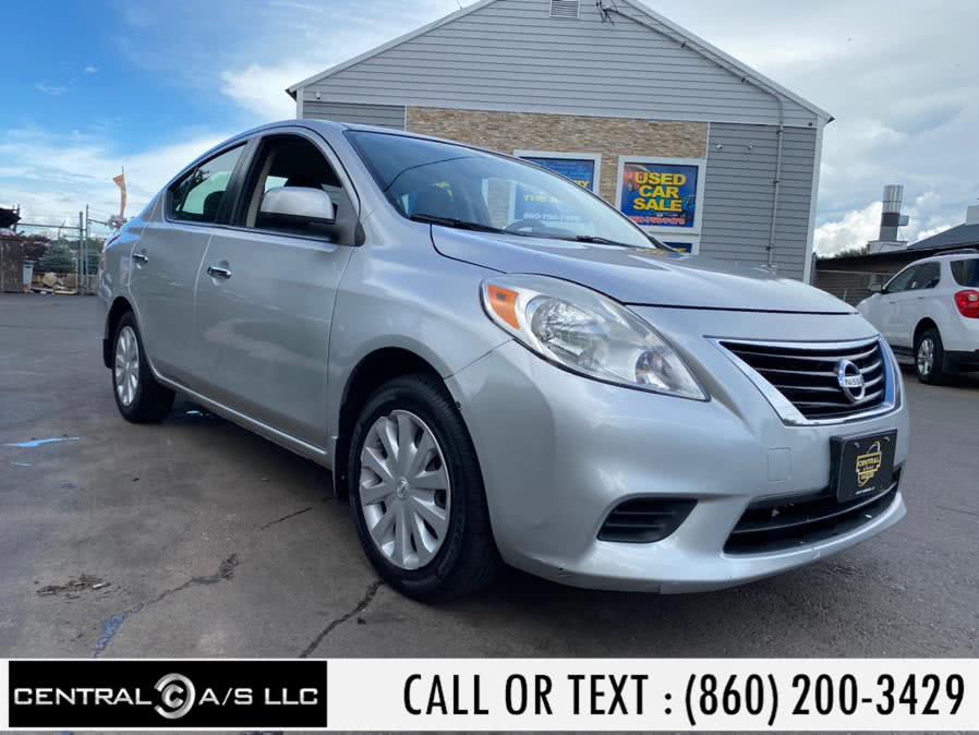 2012 Nissan Versa 4dr Sdn CVT 1.6 SV, available for sale in East Windsor, Connecticut | Central A/S LLC. East Windsor, Connecticut
