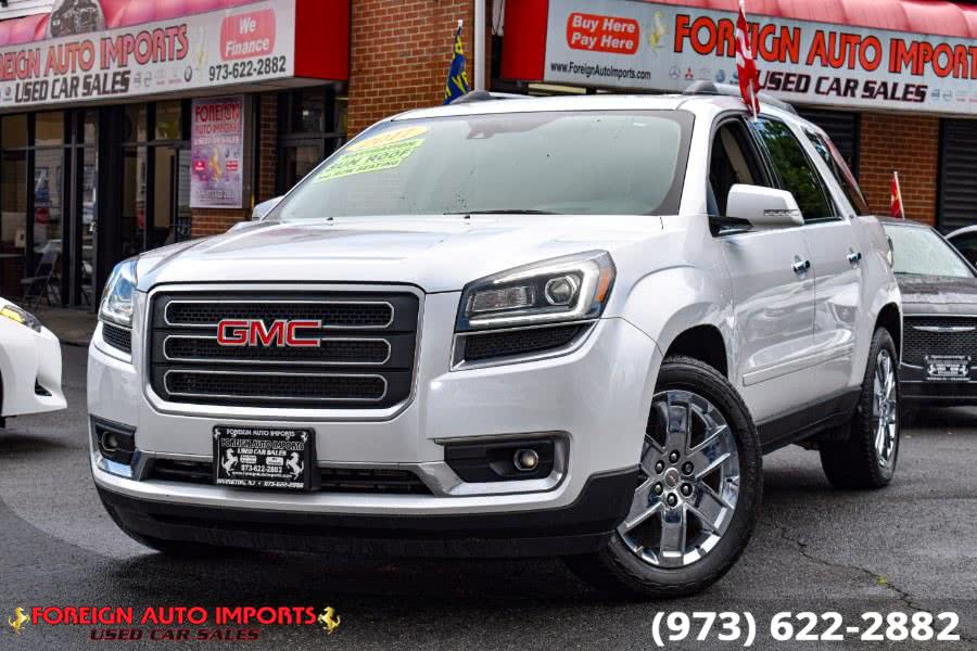 2017 GMC Acadia Limited AWD 4dr Limited, available for sale in Irvington, New Jersey | Foreign Auto Imports. Irvington, New Jersey