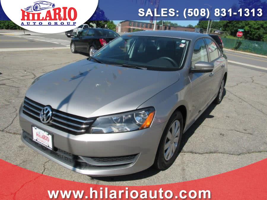 2013 Volkswagen Passat 4dr Sdn 2.5L Auto S PZEV, available for sale in Worcester, Massachusetts | Hilario's Auto Sales Inc.. Worcester, Massachusetts