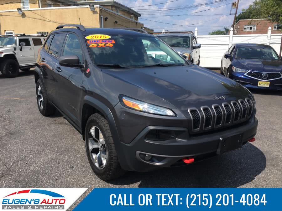 2015 Jeep Cherokee 4WD 4dr Trailhawk, available for sale in Philadelphia, Pennsylvania | Eugen's Auto Sales & Repairs. Philadelphia, Pennsylvania