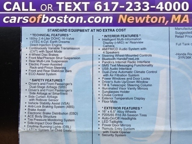 2017 Honda Accord Sedan LX CVT, available for sale in Newton, Massachusetts | Cars of Boston. Newton, Massachusetts 2017 Honda Accord Sedan LX CVT, available for sale in Newton, Massachusetts | Cars of Boston. Newton, Massachusetts