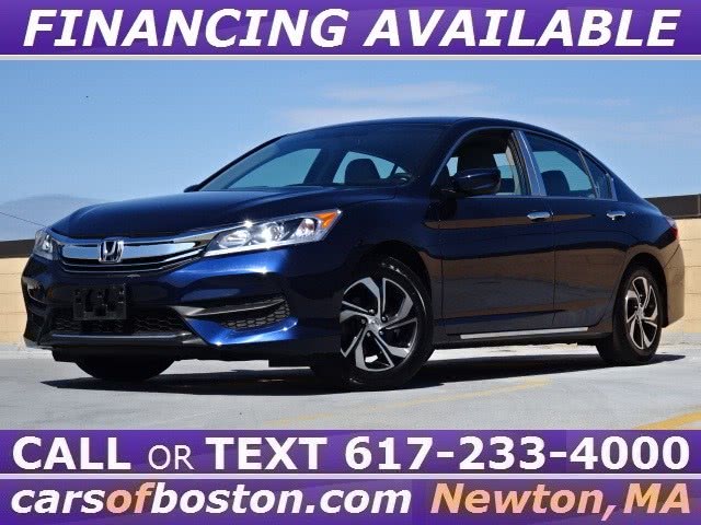2017 Honda Accord Sedan LX CVT, available for sale in Newton, Massachusetts | Cars of Boston. Newton, Massachusetts