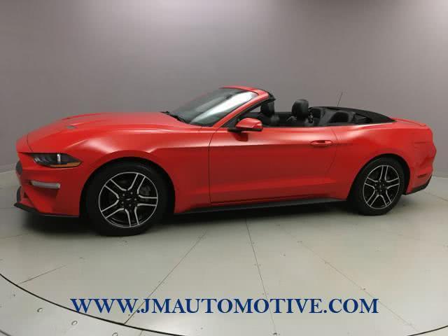 2018 Ford Mustang EcoBoost Premium Convertible, available for sale in Naugatuck, Connecticut | J&M Automotive Sls&Svc LLC. Naugatuck, Connecticut