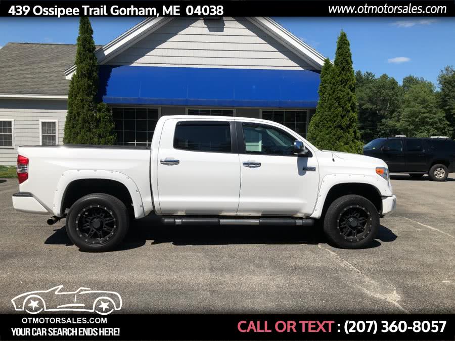 2014 Toyota Tundra 4WD Truck crew max, available for sale in Gorham, Maine | Ossipee Trail Motor Sales. Gorham, Maine