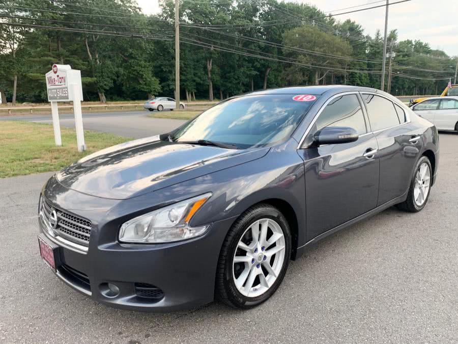 2010 Nissan Maxima 4dr Sdn V6 CVT 3.5 SV w/Premium Pkg, available for sale in South Windsor, Connecticut | Mike And Tony Auto Sales, Inc. South Windsor, Connecticut