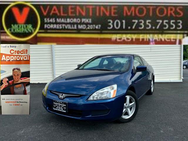 2005 Honda Accord Cpe EX-L, available for sale in Forestville, Maryland | Valentine Motor Company. Forestville, Maryland