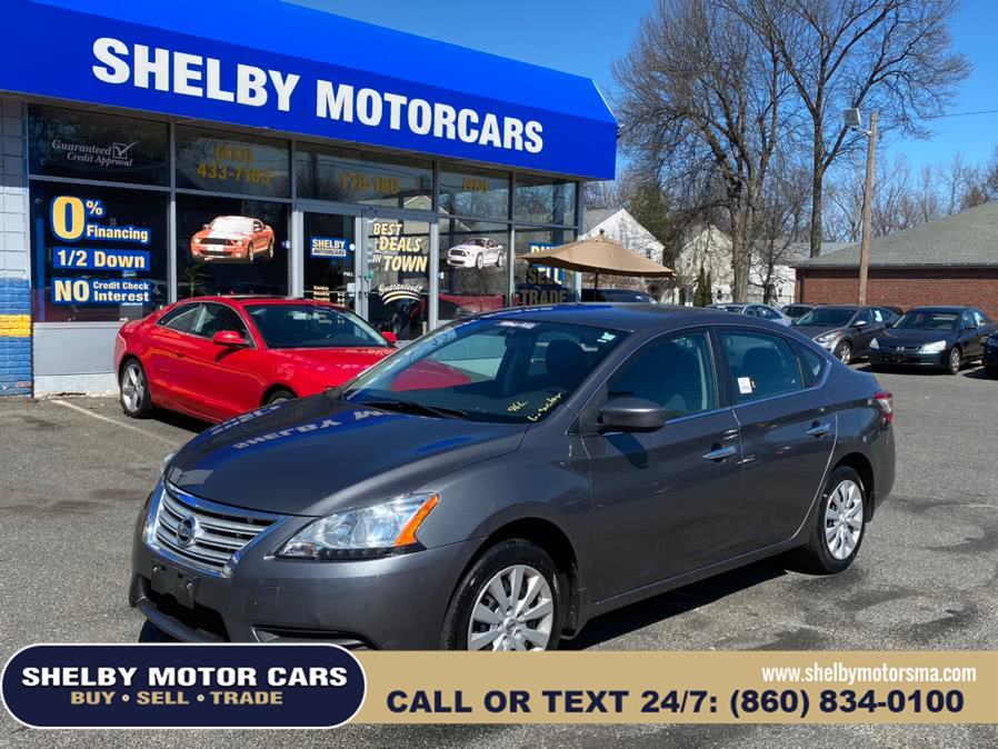2015 Nissan Sentra 4dr Sdn I4 CVT S, available for sale in Springfield, Massachusetts | Shelby Motor Cars. Springfield, Massachusetts