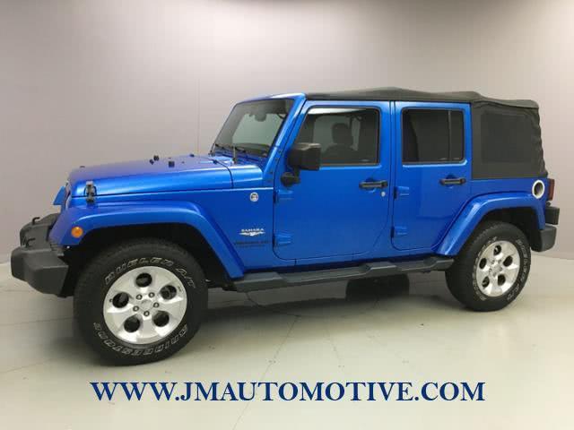 2015 Jeep Wrangler Unlimited 4WD 4dr Sahara, available for sale in Naugatuck, Connecticut | J&M Automotive Sls&Svc LLC. Naugatuck, Connecticut
