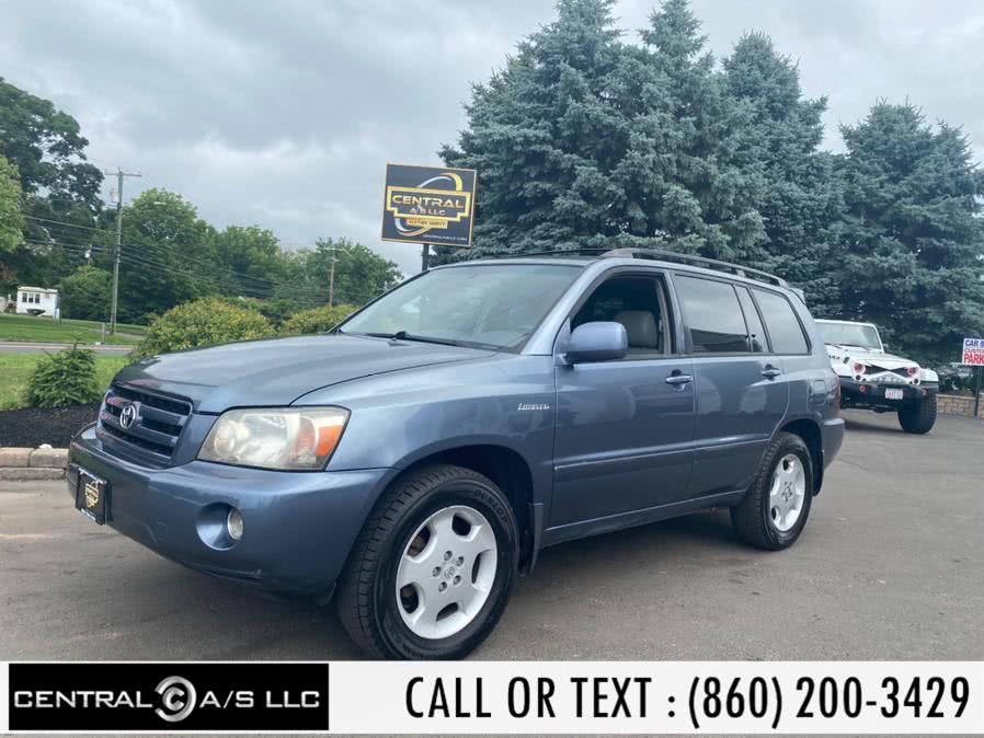 2004 Toyota Highlander 4dr V6 4WD w/3rd Row (Natl), available for sale in East Windsor, Connecticut | Central A/S LLC. East Windsor, Connecticut