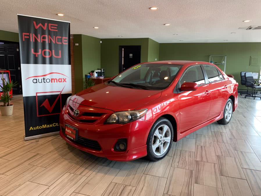 2013 Toyota Corolla 4dr Sdn Man S, available for sale in West Hartford, Connecticut | AutoMax. West Hartford, Connecticut