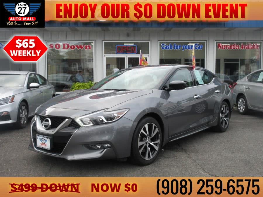 2017 Nissan Maxima S 3.5L, available for sale in Linden, New Jersey | Route 27 Auto Mall. Linden, New Jersey 2017 Nissan Maxima S 3.5L, available for sale in Linden, New Jersey | Route 27 Auto Mall. Linden, New Jersey