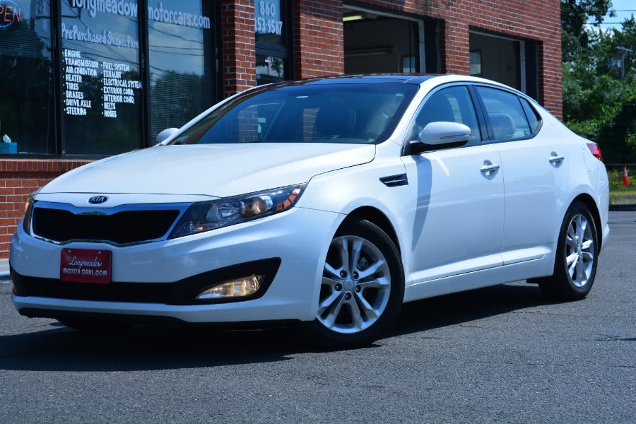 2013 Kia Optima 4dr Sdn EX, available for sale in ENFIELD, Connecticut | Longmeadow Motor Cars. ENFIELD, Connecticut
