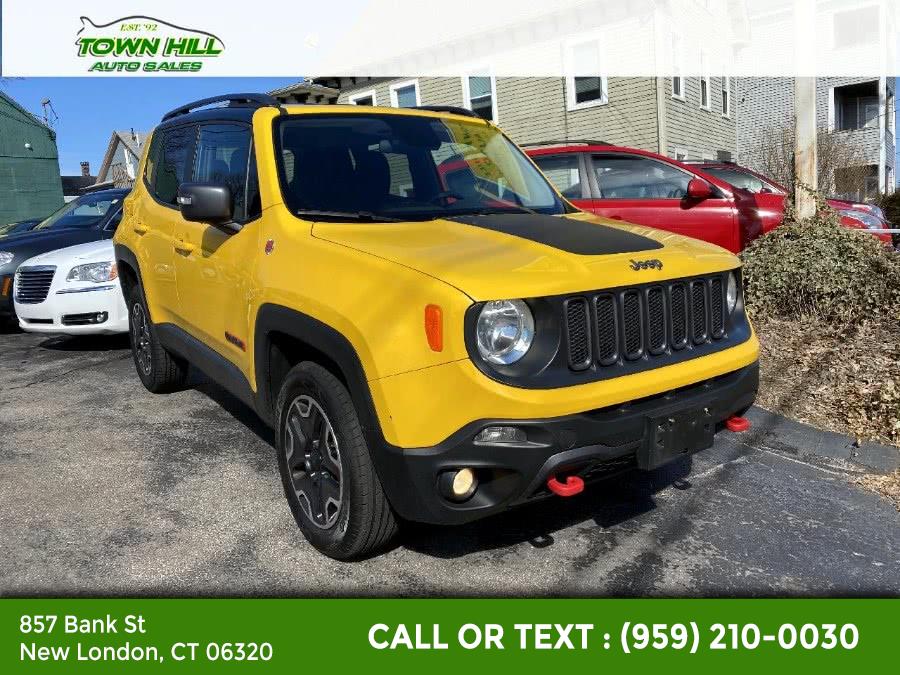 2015 Jeep Renegade 4WD 4dr Trailhawk, available for sale in New London, Connecticut | McAvoy Inc dba Town Hill Auto. New London, Connecticut