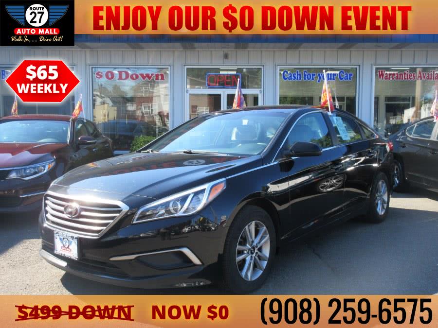 2017 Hyundai Sonata SE 2.4L, available for sale in Linden, New Jersey | Route 27 Auto Mall. Linden, New Jersey