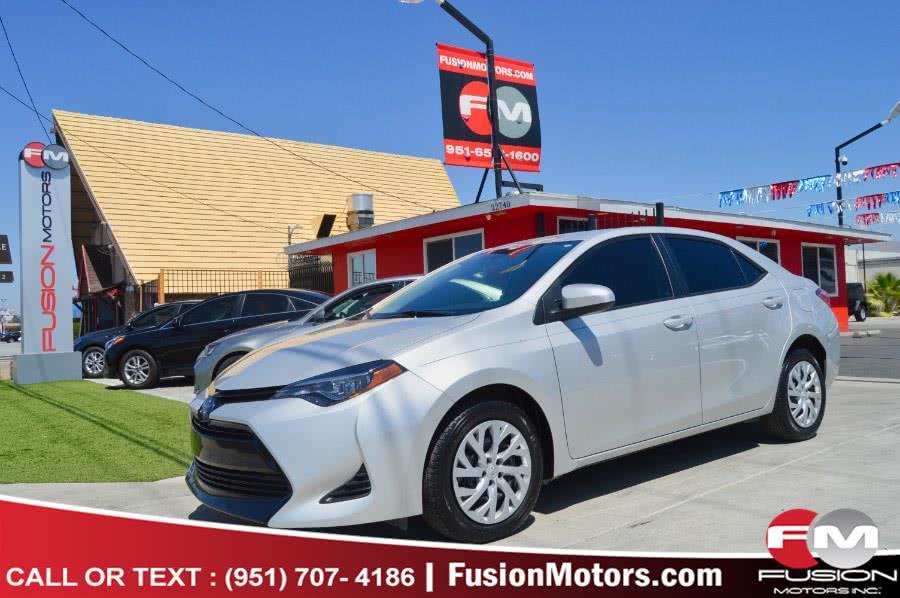 Used Toyota Corolla LE CVT (Natl) 2019 | Fusion Motors Inc. Moreno Valley, California
