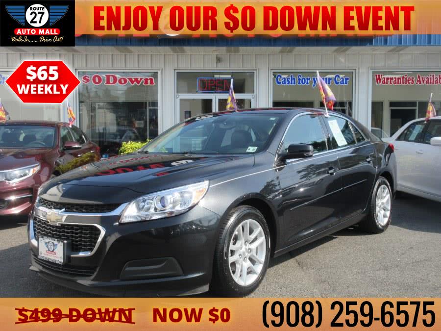 2015 Chevrolet Malibu 4dr Sdn LT w/1LT, available for sale in Linden, New Jersey | Route 27 Auto Mall. Linden, New Jersey 2015 Chevrolet Malibu 4dr Sdn LT w/1LT, available for sale in Linden, New Jersey | Route 27 Auto Mall. Linden, New Jersey