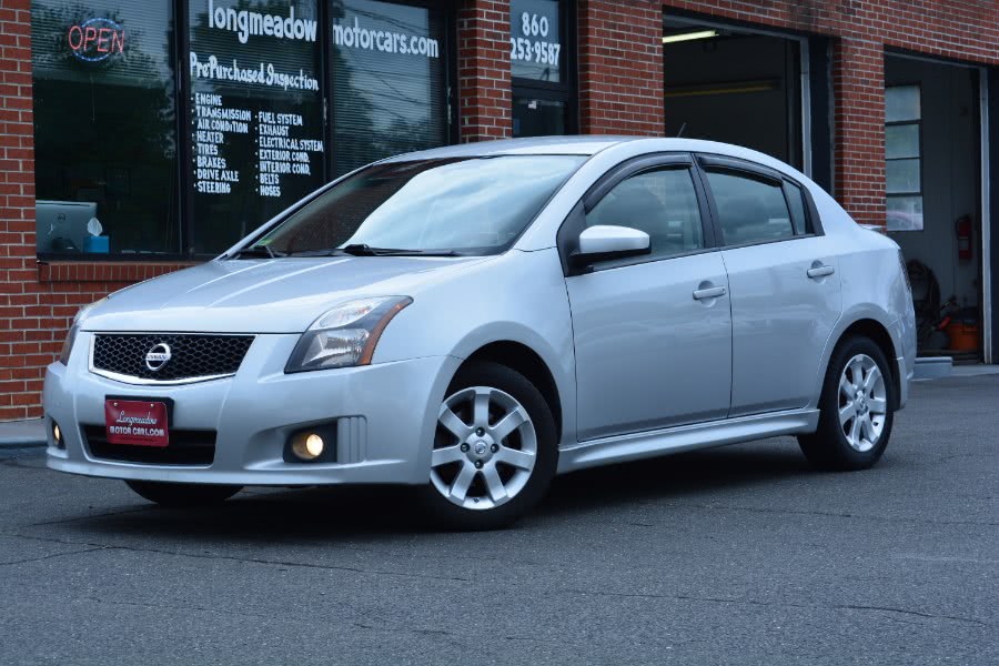 2012 Nissan Sentra 4dr Sdn I4 CVT 2.0 SR, available for sale in ENFIELD, Connecticut | Longmeadow Motor Cars. ENFIELD, Connecticut