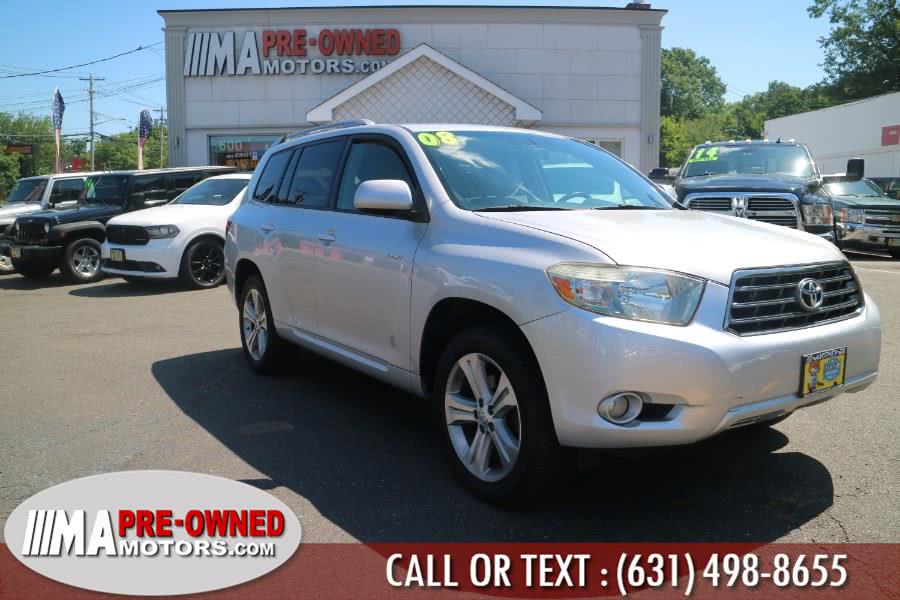 2008 Toyota Highlander 4WD 4dr Sport, available for sale in Huntington Station, New York | M & A Motors. Huntington Station, New York