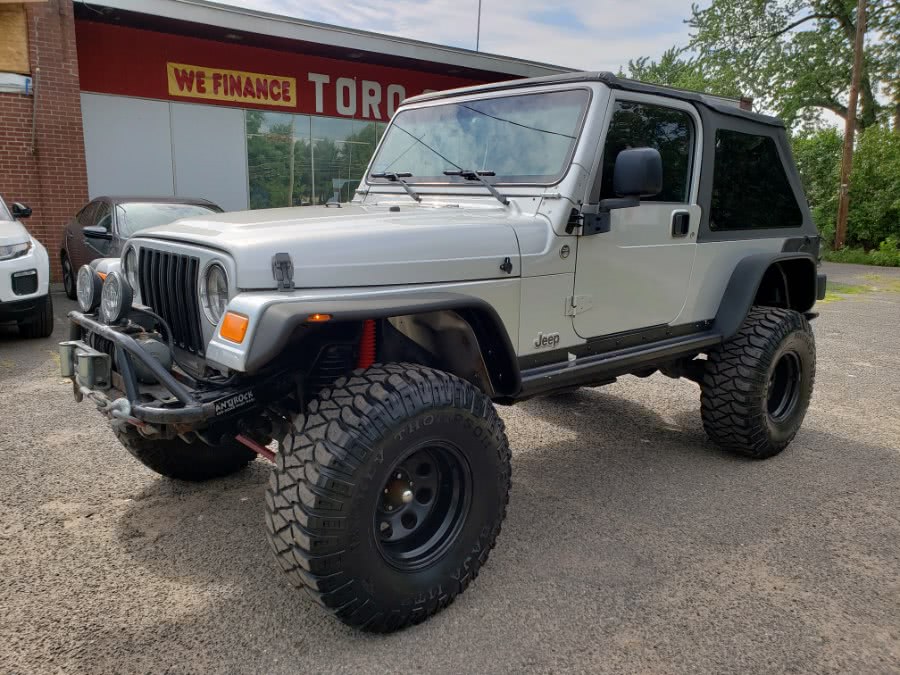 2006 Jeep Wrangler 2dr Unlimited LWB Lifted W/ Winch  4.0 6 Cyl Auto, available for sale in East Windsor, Connecticut | Toro Auto. East Windsor, Connecticut