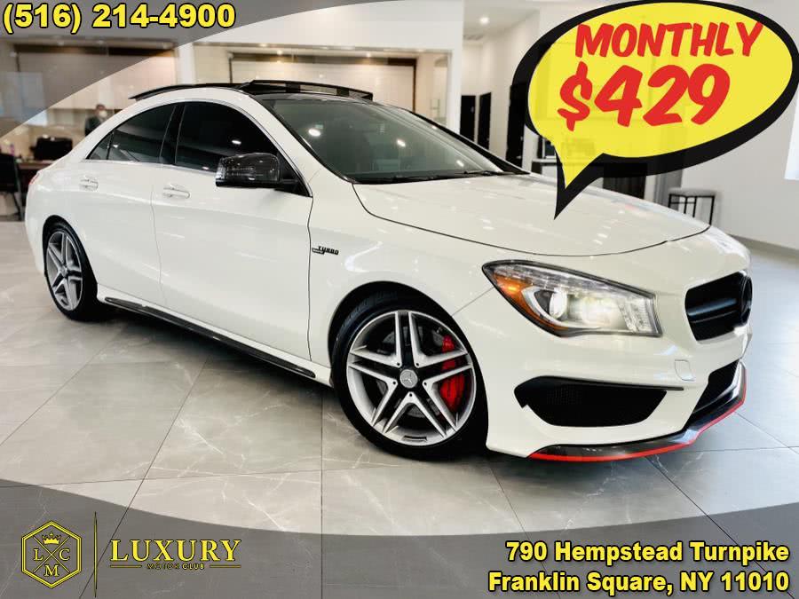 2016 Mercedes-Benz CLA 4dr Sdn AMG CLA 45 4MATIC, available for sale in Franklin Square, New York | Luxury Motor Club. Franklin Square, New York